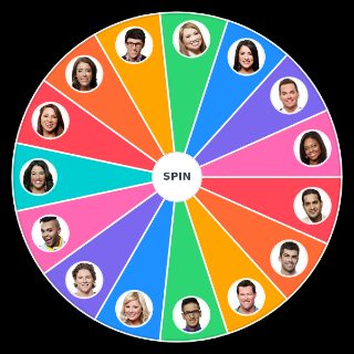 Big Brother Canada 1 Houseguests Wheel