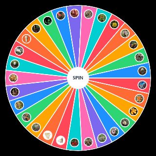 Random mushrooms Wheel