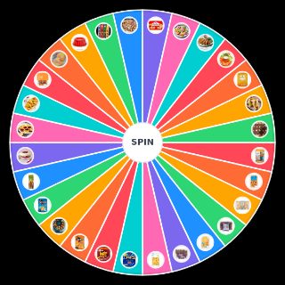 Random UK Party Food Wheel