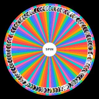 Random Japanese Bands Wheel