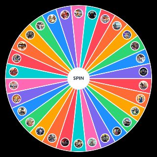 Animes Shonen Wheel