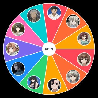Spin the Wheel: Yosuga No Sora Characters