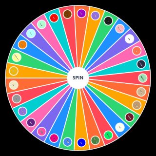 Random Colores Español Wheel
