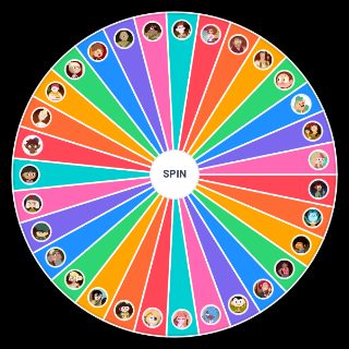 Random Camp Camp characters Wheel