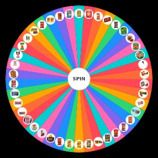 Mexican Candy/Snacks Wheel