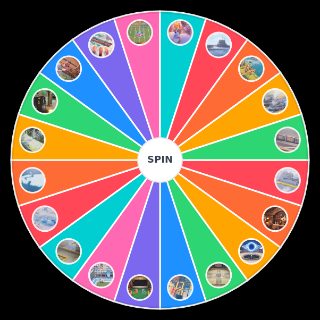 Random Party Animals Maps Wheel