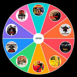 Spin the Wheel: Filmography Quentin Tarantino