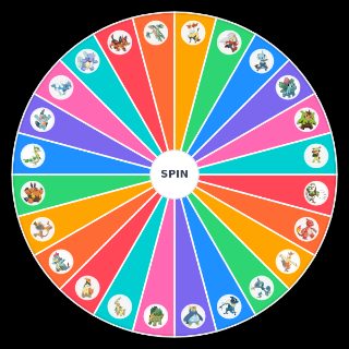 Spin the Wheel: Pokémon Starters Second Form