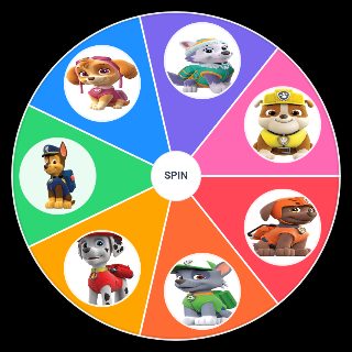 Paw patrol dogs Random Picker