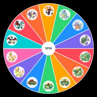 All Shiny Pokemon Wheel