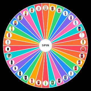 Random Soda And Energy Drinks (EU) Wheel