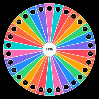 Spin the Wheel: de insultos/palabras que me hacen gracia