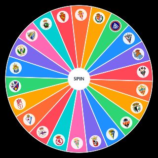 Random SEGUNDA DIVISIÓN 2025/26 Wheel