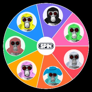 Random GORILLA TAG CREEPYPASTA Wheel