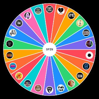 Random Music Genres Wheel