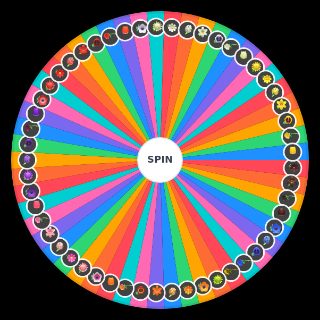 Animal Crossing New Horizons Flowers Wheel