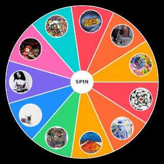 Red Hot Chili Peppers' Studio Albums Wheel
