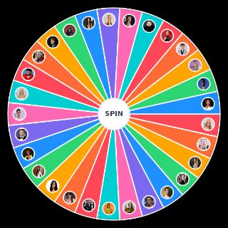 Random singers Wheel