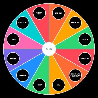 Random thank u, next ( ) Wheel