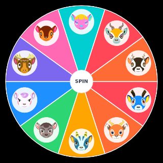 Random Animal Crossing Deer Wheel