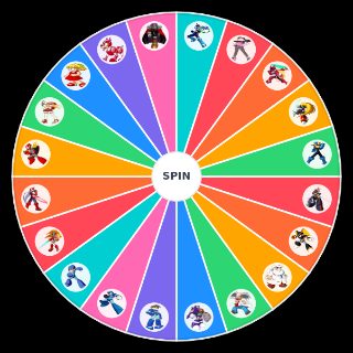 Spin the Wheel: Mega Man Main Characters