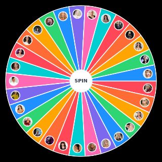 Spin the Wheel: Female Pop Singers