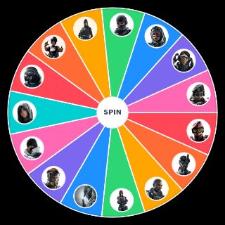 Random Siege Girls Wheel