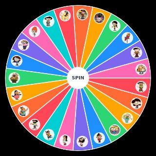 Spin the Wheel: The Casagrandes characters