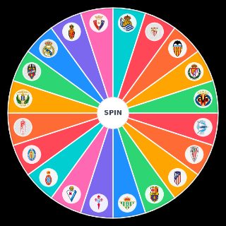 Random Mejores Escudos LaLiga Wheel