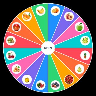 Random Meyveler Wheel