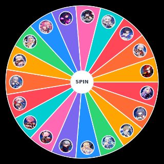 Random Honkai waifus Wheel