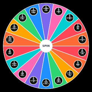 Random Ariana Grande eternal sunshine Wheel