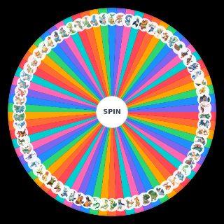 Spin the Wheel: All pokemon starters