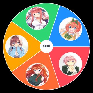 Choose a Random quintessential quintuplets