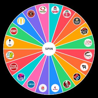 Random Fast Food UK Wheel