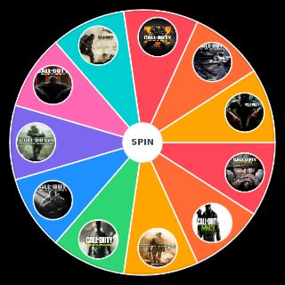 Call of Duty Games (without WaW) Wheel