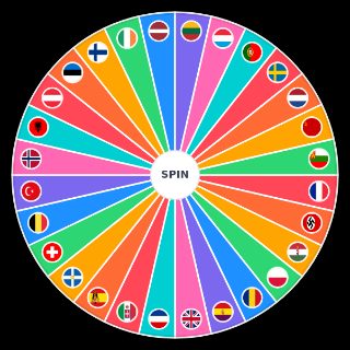 Random Flags of Europe (WWII) Wheel