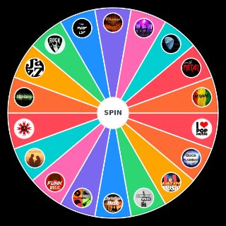 Random Popular music genres Wheel