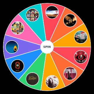 Pearl Jam Albums Wheel