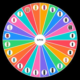 Random Monster Energy Flavours (europe and uk) Wheel