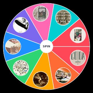 Spin the Wheel: Led Zeppelin albums