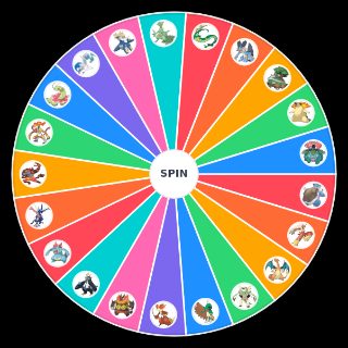 Random Pokemon Starters ( 3) Wheel