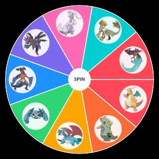 Random ALL 9 PSEUDO LEGENDARY POKEMON Wheel