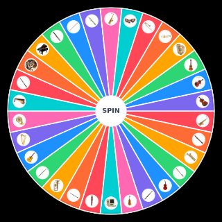 Musical Instruments Wheel