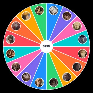 AOT S2 Characters Wheel