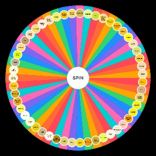 Random Shades of Yellow Wheel