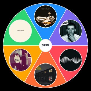 Arctic Monkeys Albums Wheel