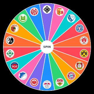 Random Bundesliga 24/25 Wheel
