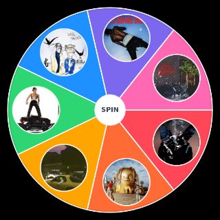 Random Travis Scott Album overview Wheel