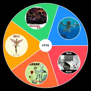 Nirvana Discography Wheel